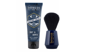Benecos launches natural and vegan Shaving Cream and Brush